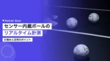 sensor embedded ball realtime measurement