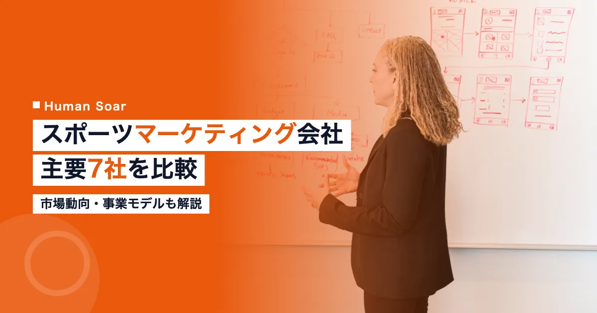 スポーツマーケティング会社7社の事業比較と市場動向