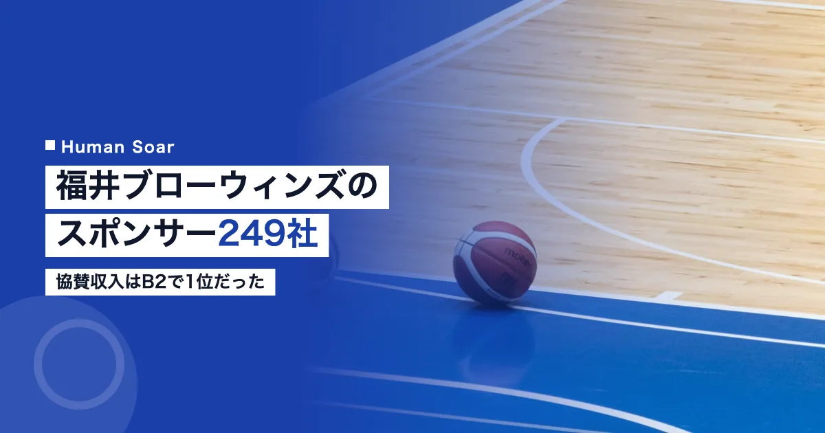 福井ブローウィンズのスポンサー249社