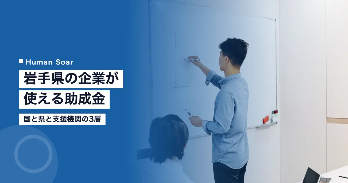 岩手県の企業が使える助成金｜国と県と支援機関の3層